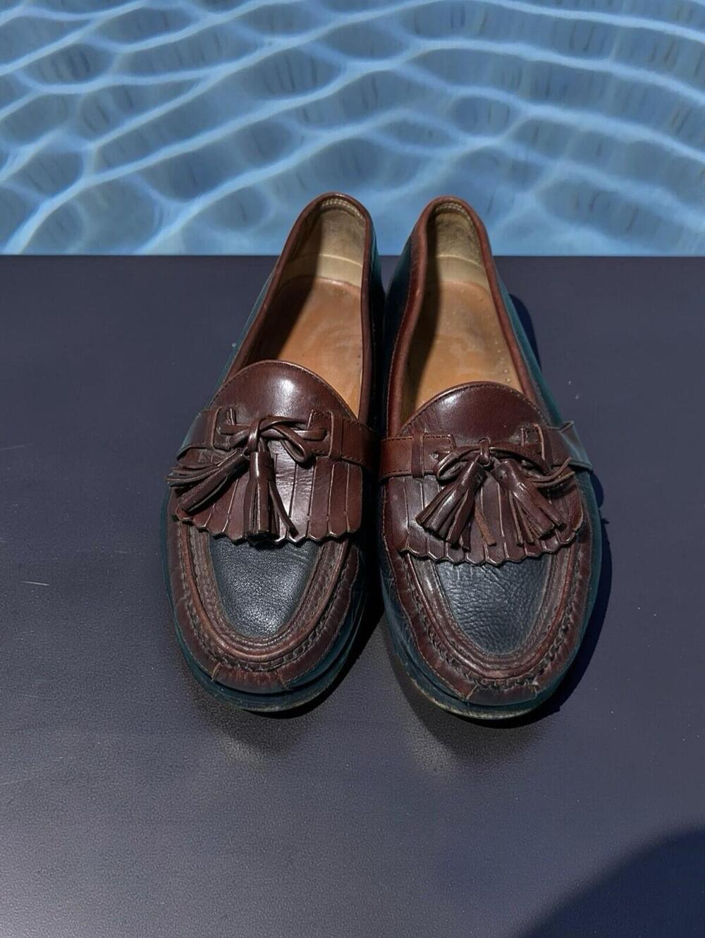 Oxford Leather Loafers Men 10